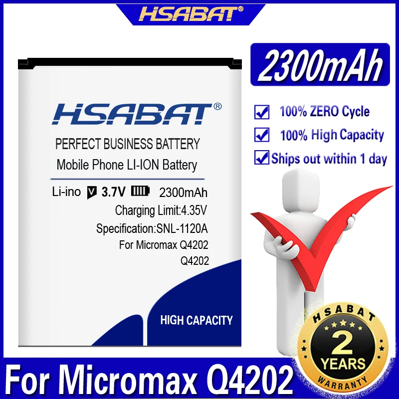 Аккумулятор HSABAT Q4202 2300mAh для аккумуляторов Micromax | Мобильные телефоны и аксессуары