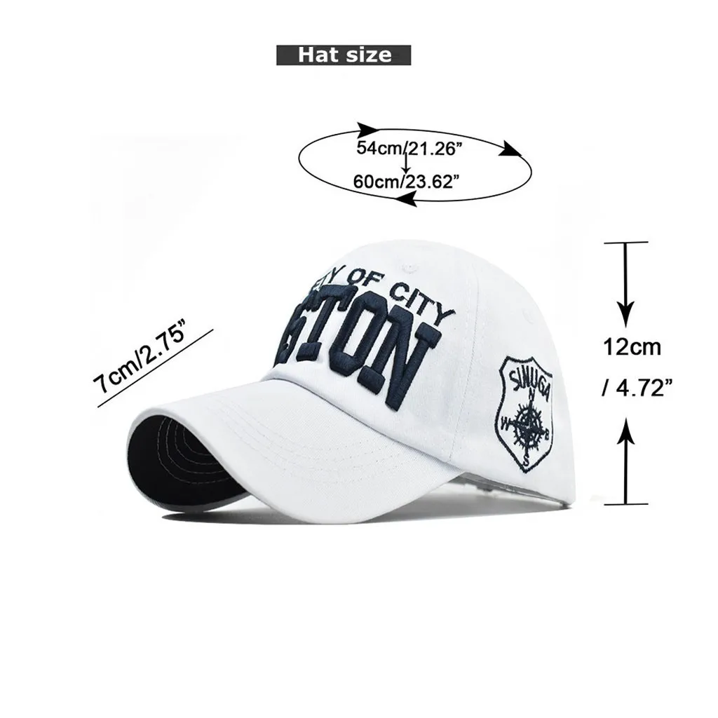 

Sagace Hats For Women Summer Women Men Adjustable Hats Distressed Denim Letter Embroidered Baseball Cap Topee Gorras Hombre