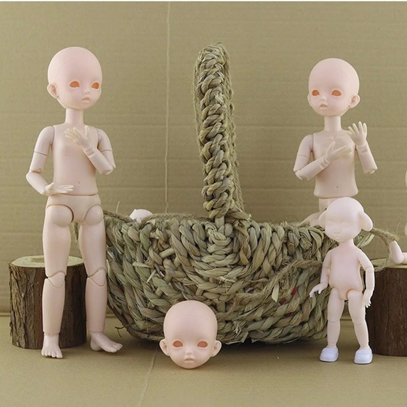 

New 1/6 Bjd Doll 28cm Baby Doll Toys 22 Moveable Jointed Dolls Normal Skin Nude Doll Body DIY Without Makeup for Girl Toys Gift