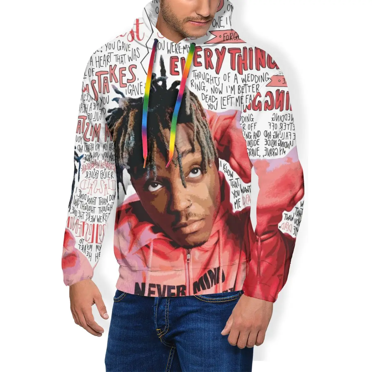 Juice Wrld толстовка с капюшоном толстовки мужские уличные пуловеры худи Красивые