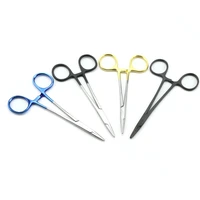 needle holder pliers instruments gold handle inserts needle holder forceps double eyelid suture embedding surgical tools