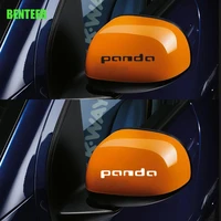 2pcs car rearview mirror sticker for fiat panda