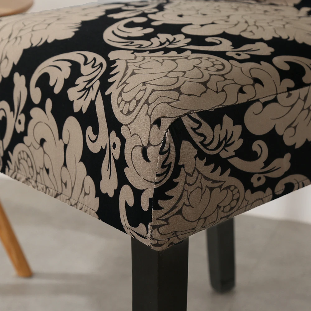 1/2/4/6 шт. с принтом Зебра стрейч крышка стула большой эластичный сиденья чехлы на