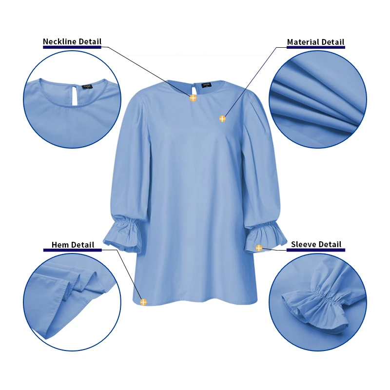 

2021 VONDA Autumn Shirts Causal O Neck Solid Blouses Loose Party Shirts Long Sleeve Bandage Bohemian Party Blusas Femme Tops