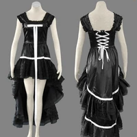 anime chobits freya black and white dress cosplay costume custom made