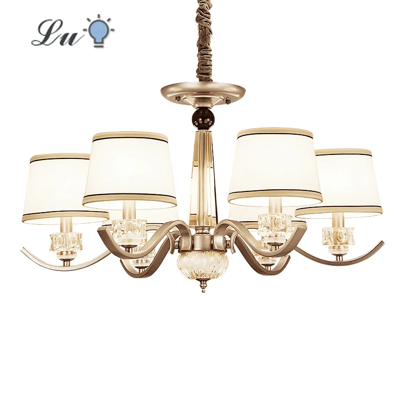 Винтажная светодиодная люстра E14 декоративный светильник для гостиной спальни