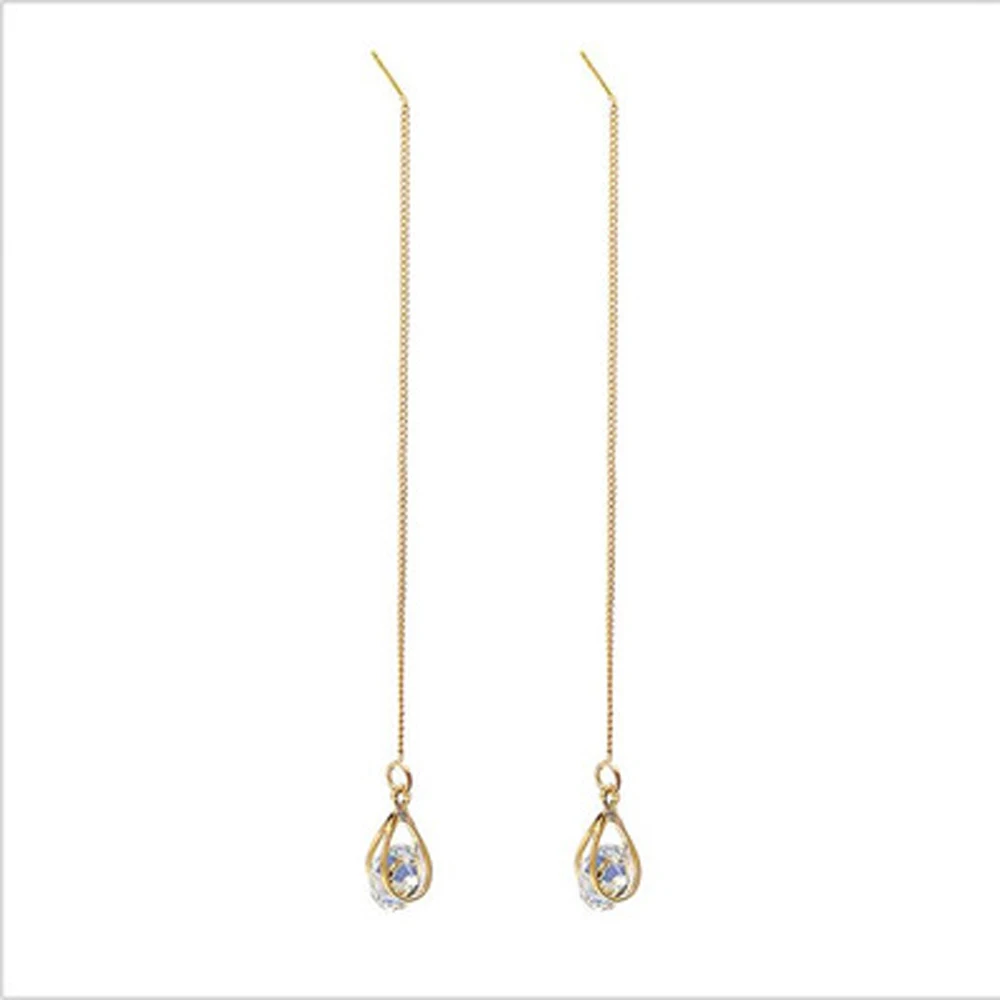 2019 капли воды женские украшения серьги аксессуары ювелирные изделия Zircon