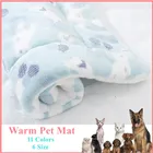 Мягкий фланелевый коврик для домашних животных, кровать для собаки, утолщенное теплое одеяло для сна, диванная подушка для собаки, кошки, зимний теплый Портативный коралловый флисовый коврик, чехол