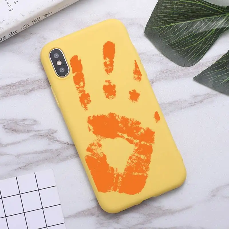 

Thermal Heat Induction print Phone Case Candy Color for iPhone 6 7 8 11 12 s mini pro X XS XR MAX Plus