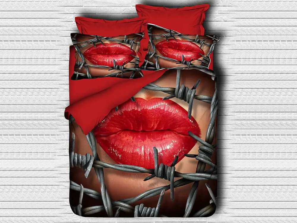 

Best Class Digital Printed 3d Double Personality Duvet cover set Stylish