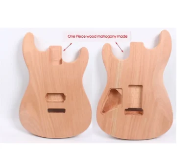 DIY электрогитара тела HH липа гитары тела Замена незавершенный - Цвет: one ST BODY