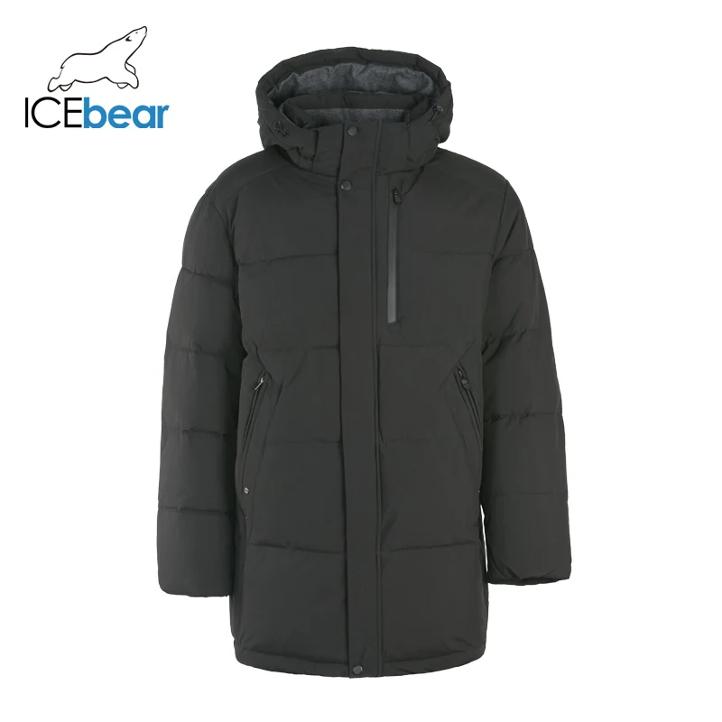 ICEbear 2019 Новая зимняя мужская одежда высококачественное Мужское пальто с