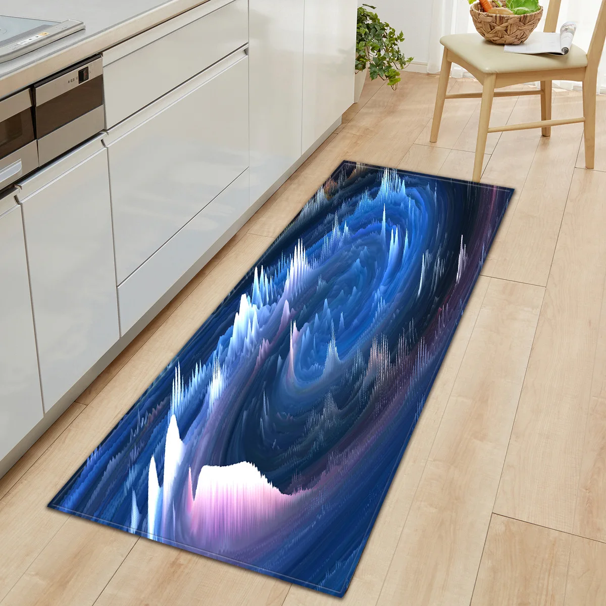 Прямоугольный ковер Zeegle для кухни напольный коврик с принтом гостиной мягкий