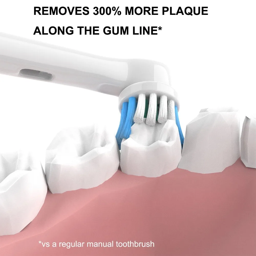 Сменные насадки для электрической зубной щетки Oral B 4 шт. |