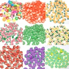 20 шт.лот 10 мм Смешанные Цвета фрукты Форма глина Spacer Бусины Полимерная глина бусины для изготовления ювелирных изделий DIY ручной работы аксессуары