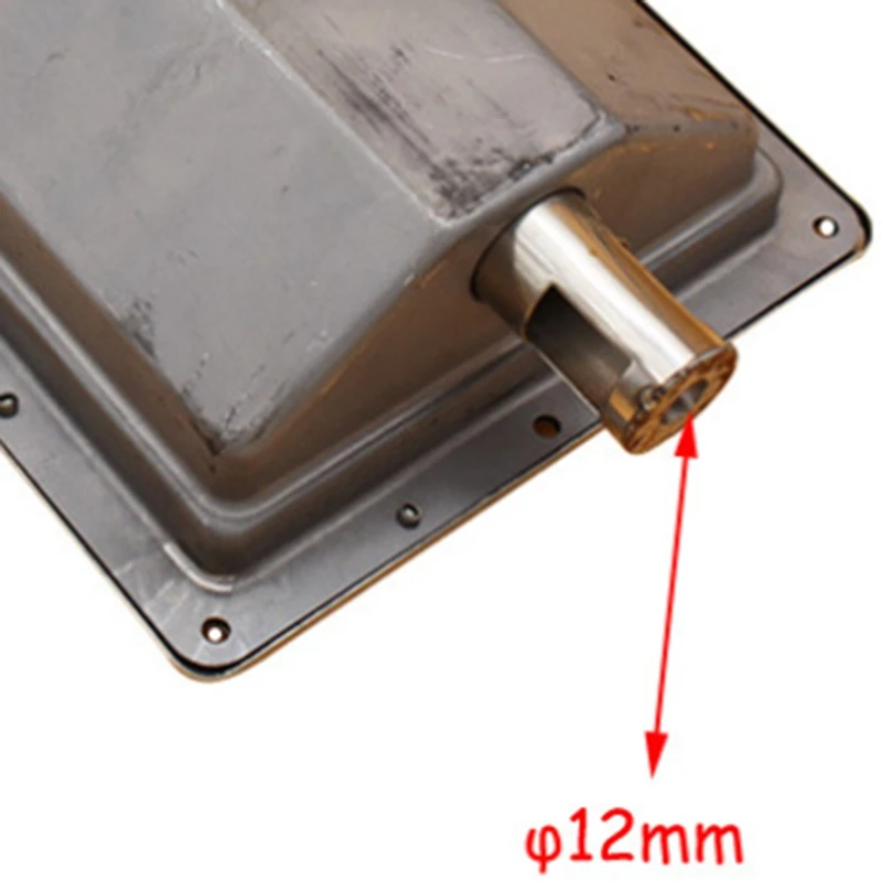 

BBQ Gas Oven Heater Burner Durable Galvanized Sheet Rectangle Barbecue Grill Parts Accessories Replacement