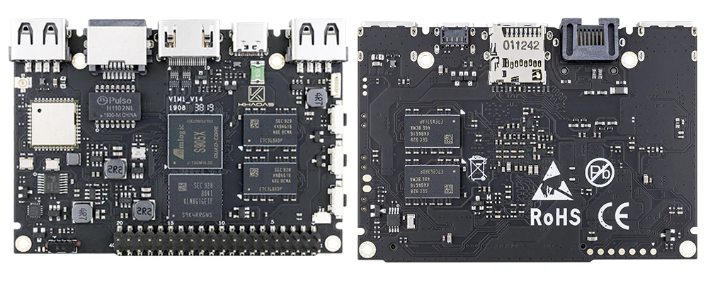 Khadas VIM1 Базовая материнская плата только(2G+ 8G