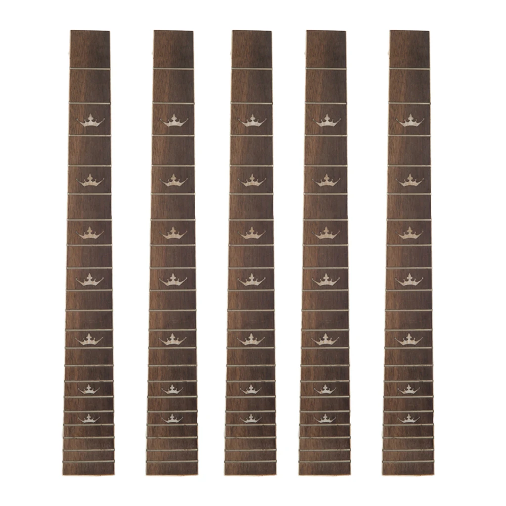 

5x 20 Frets Fretboard Slotted Fingerboard Material DIY for 41inch Acoustic Folk Guitar Neck Parts
