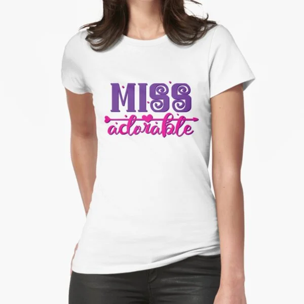

Милая футболка с принтом Miss