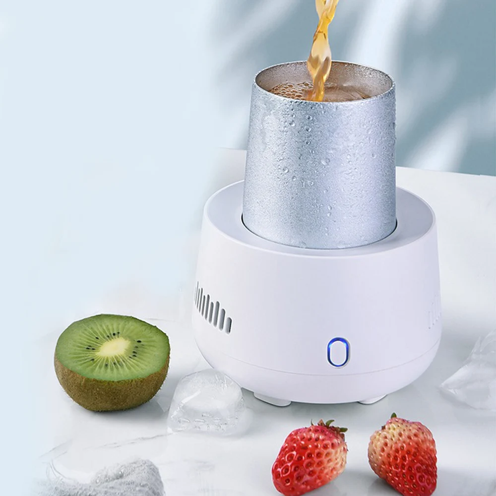 

USB Refrigerator Beverage Fast Cooler Cup Electric Beer Bottle Can Water Soda Drinks Cooling Mug Ice Car Home Refrigeration Cup