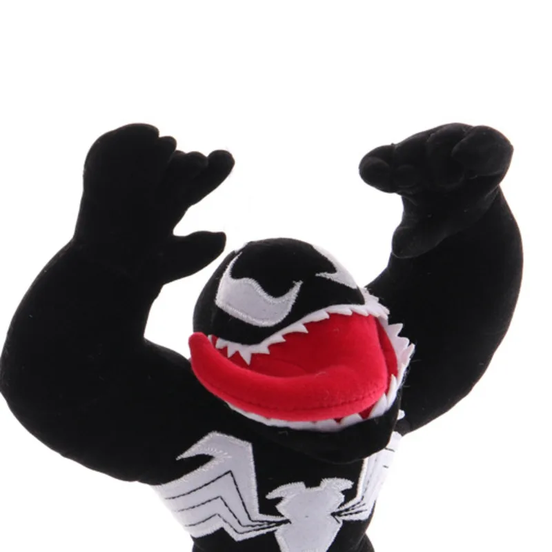 

23cm Cartoon Marvel Venom Plush Toys Avengers Venom Spiderman Stuffed Dolls Super Heroes Doll Toys Kids Gifts