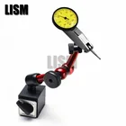 Универсальная гибкая мини-подставка с циферблатом 0,8 мм, циферблат-индикатор, держатель с магнитным основанием, магнитная корректирующая подставка для манометра