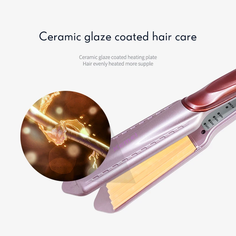 Плойка для завивки волос с турмалиновым керамическим покрытием 40d | Красота и