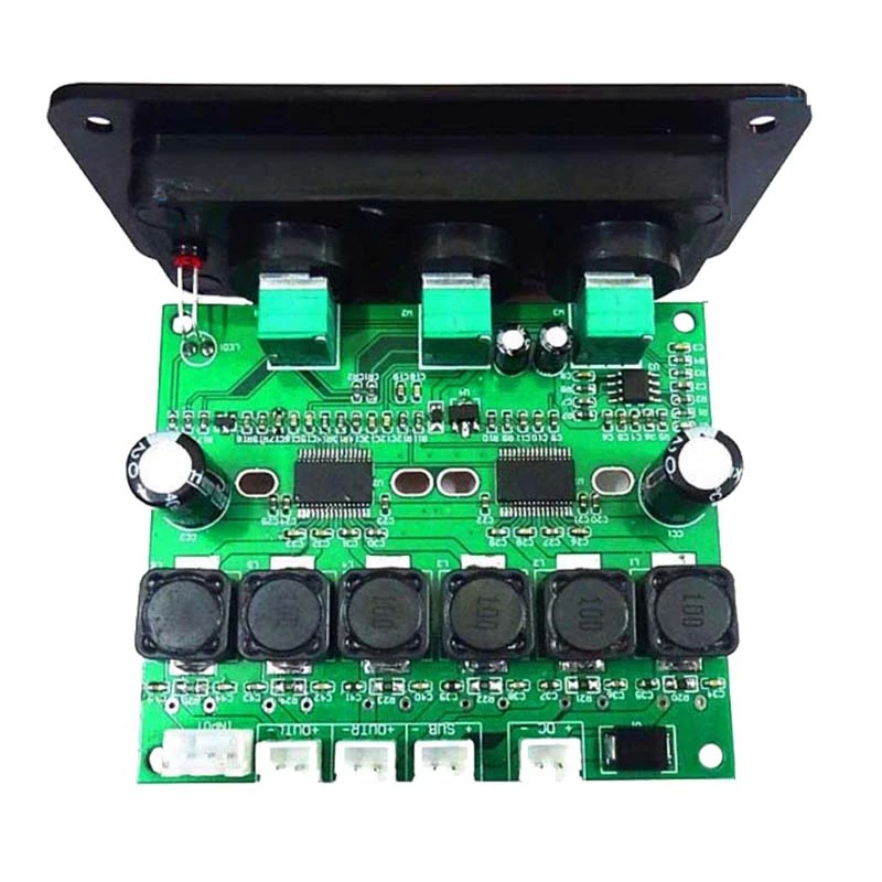 

TPA3118D2 120W Sound Amplifier Board 2.1 Subwoofer Amplifiers Digital Power Amplificador 2X30W+60W Audio Amp with Panel