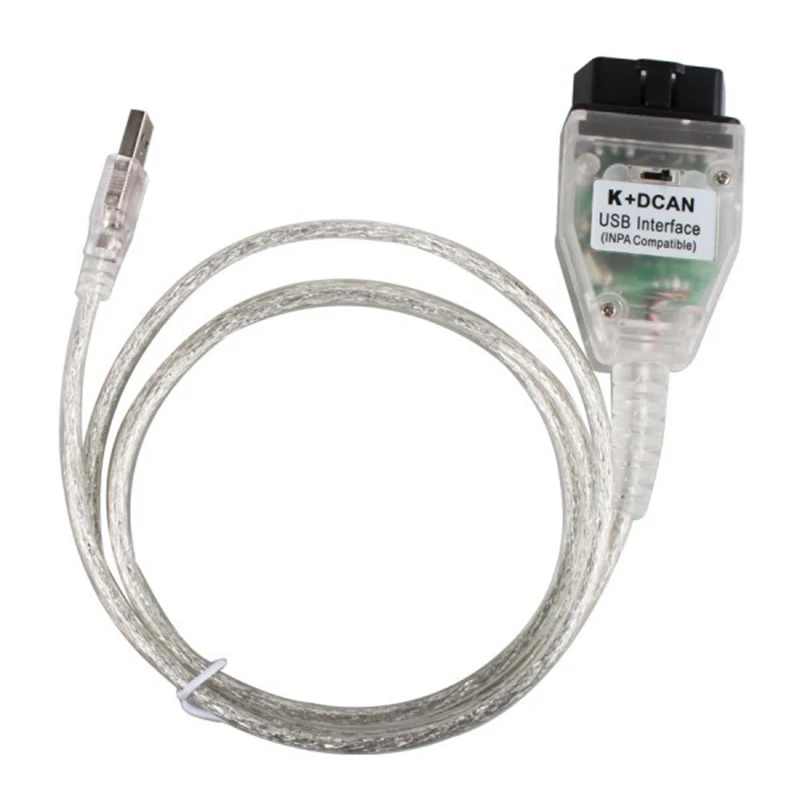 

Car Tool INPA Ediabas K+DCAN USB Interface Cable For BMW OBD2 CAN Scan Reader