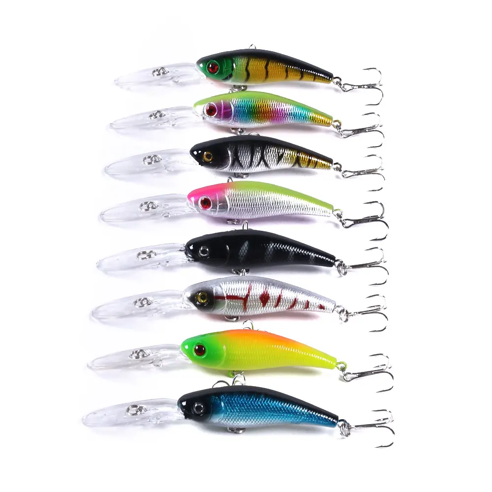 

Deep swim bait 1pcs pesca lure fishing 10cm 7.8g Japan minnow lure with 6# hooks quality wobbler fishing tackle