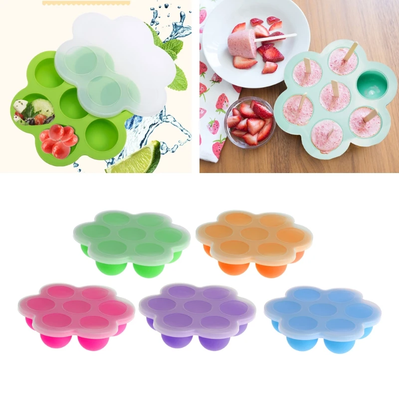 

Baby Food Container Infant Fruit Breast Milk Storage Box Freezer Tray Crisper