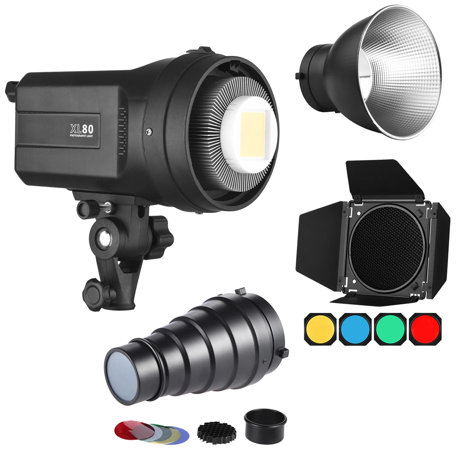 Компактная студийная Светодиодная лампа для непрерывного видео 80 Вт 5600K