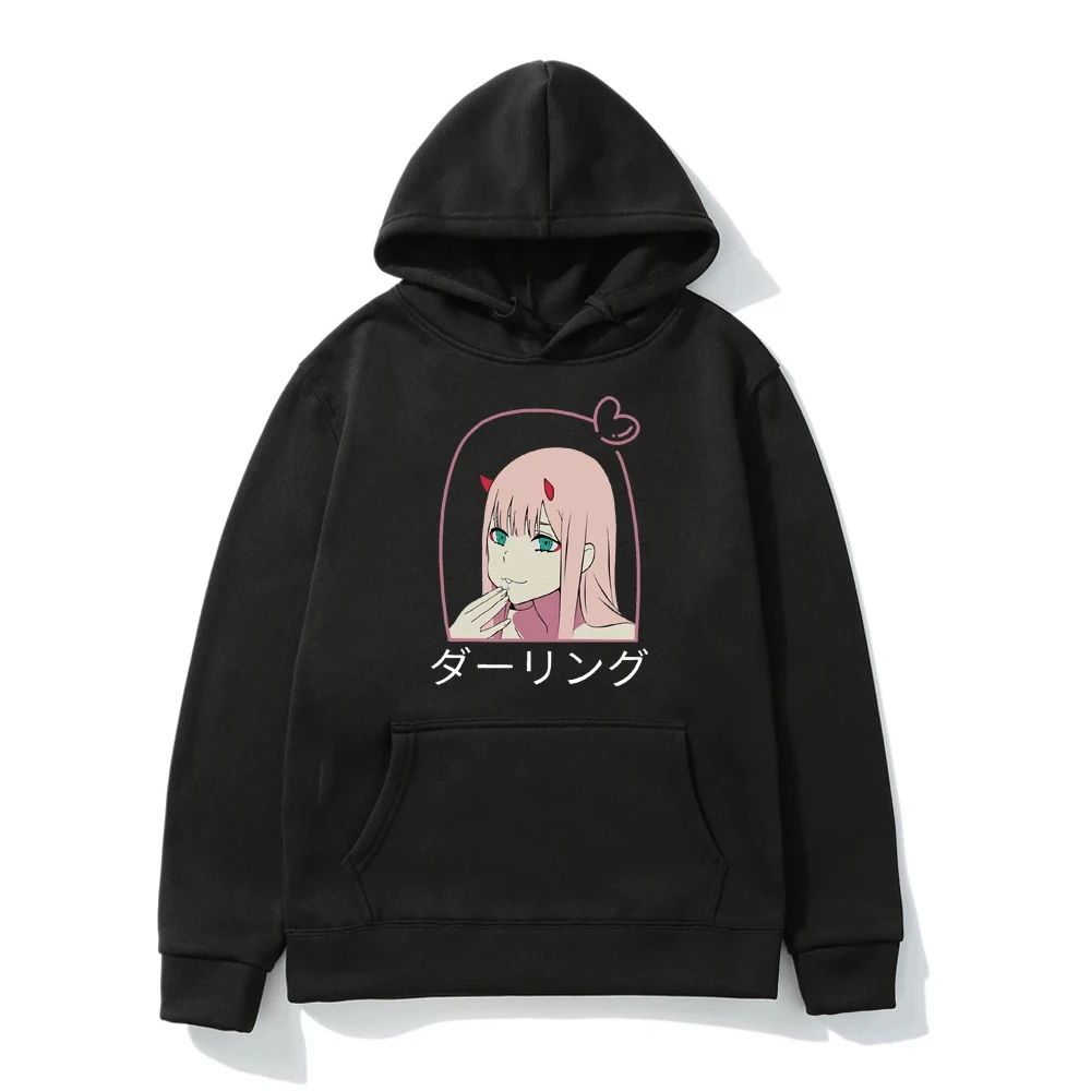 

Anime Darling In The Franxx Print Hooodie Man Zero TWO Girl Japanese Streetwear Sweatshirt Men Women Autumn/winter Hoodies Top