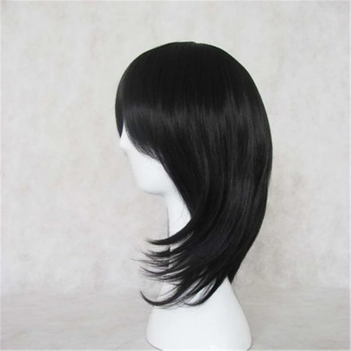 Короткие кудрявые черные парики для косплея женщин отбеливающие Кучики Рукии 45