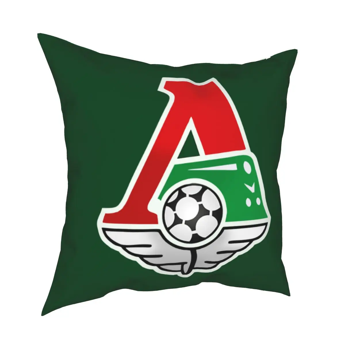 

Lokomotiv Moscow Printing Polyester Cushion Cover Decorative Throw Pillow Case Cover Zippered 45X45cm Pillowcover Home Decor