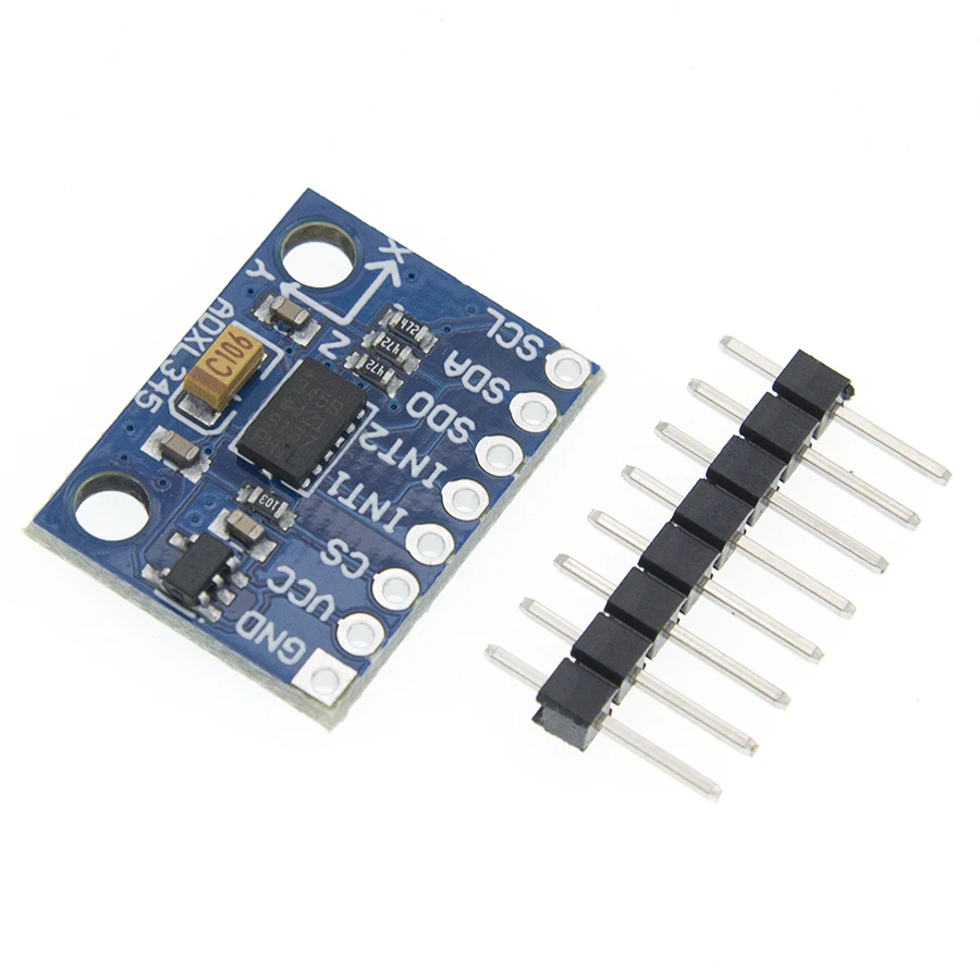 Цифровой трехосный модуль ускорения гравитационного наклона GY 291 ADXL345 передача IIC