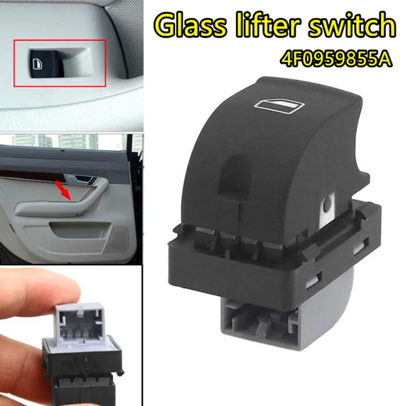 1 кнопка управления стеклоподъемником электрический выключатель 4F0959855A для Audi A6