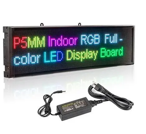 Text display UNTCENT P5 110-220 В WiFi приложение Smd RGB полноцветный модуль светодиодные вывески для помещений shopwindow программируемый экран с прокручивающимся сообщением - Мощность в ваттах: Text display
