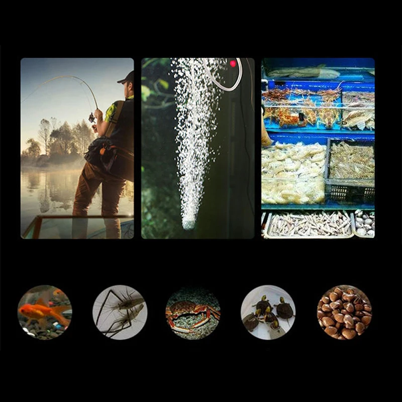 Портативный аквариумный USB кислородный воздушный насос для аквариума бесшумные