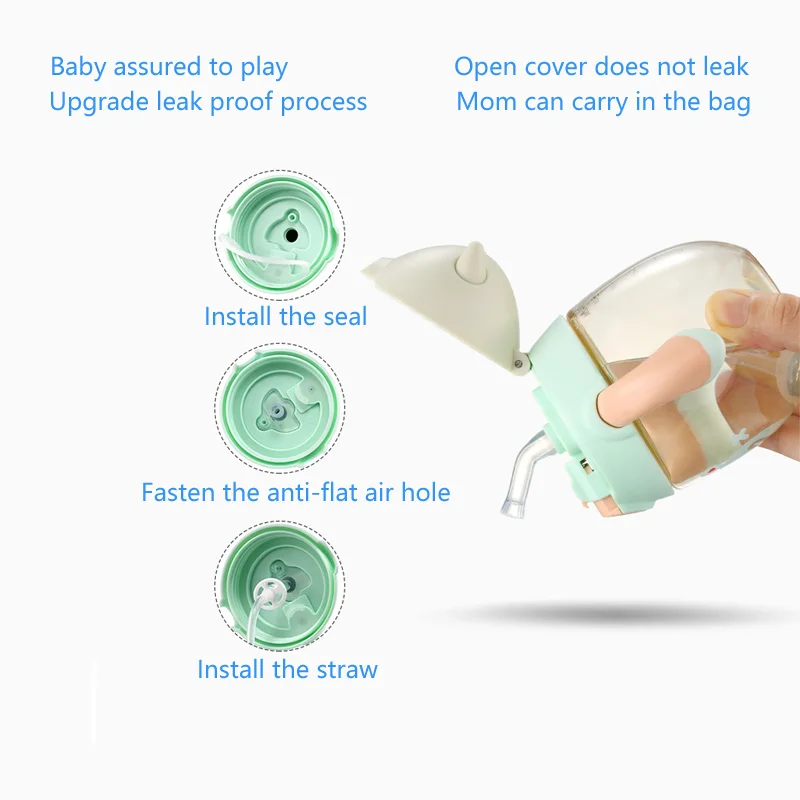 Детская бутылка для воды на заказ детская чашка-непроливайка обучающая Питьевая