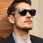 Солнцезащитные очки унисекс, ретро-очки из алюминия и TR90, поляризационные линзы, аксессуар в винтажном стиле