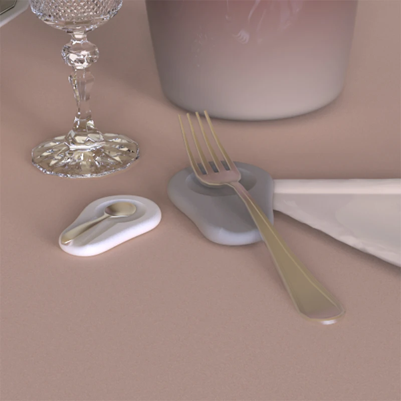 

Лоток для бетонной ложки, силиконовая форма, «сделай сам», лоток для цемента, ложка, вилка, столовая формы для украшений, принадлежности для хранения, силиконовые формы