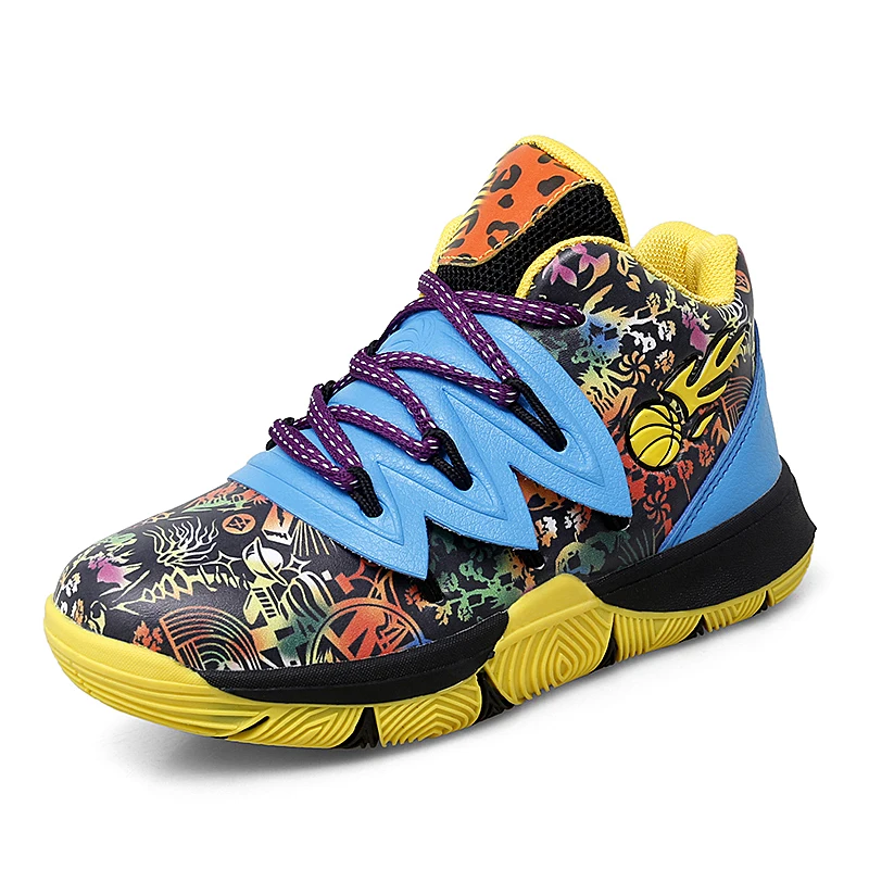 

Boys Basketball Shoes For Kids Sneakers Thick Sole Non-slip Children Sports Shoes Child Girls Basket Trainer Shoe Outdoor Winter