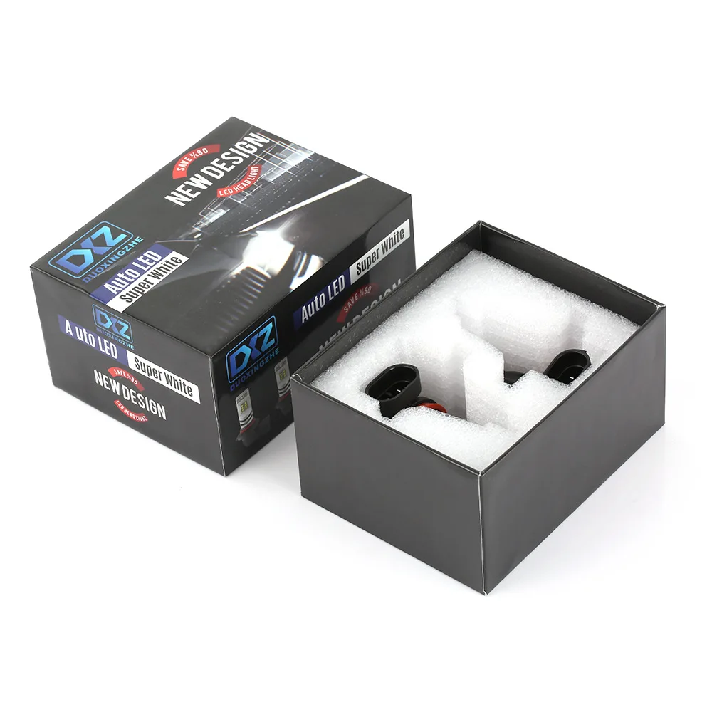 FORTEK 2pcs 1200Lm H11 H8 светодиодный светодиодные фары лампы белые ходовые огни Противотуманные фары 6000K 12V дальнего света
