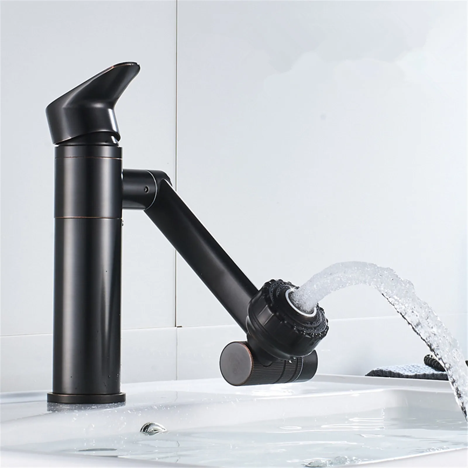 faucet 360 rotating single hole multifunctional hot and cold water faucet faucet home kitchen bathroom newest free global shipping