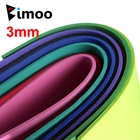 1 шт. 3 мм лист для завязывания мухи Bimoo, зеленый и оранжевый плавающий Хоппер для сухого мухи, Поппер для завязывания мухи, 24x24 см