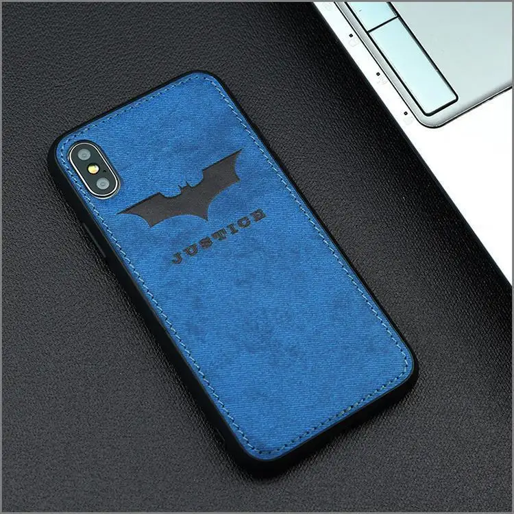 Марвел Мстители ткань чехол для телефона для Iphone 7 8 6 6s Plus X Xs Max Xr паук ткань мягкий чехол DC Вселенная холст силиконовый чехол