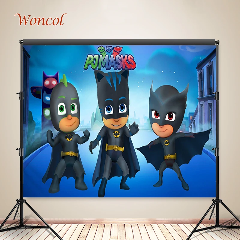 Woncol маска маленький герой фотография фоны день рождения Фото мультфильм