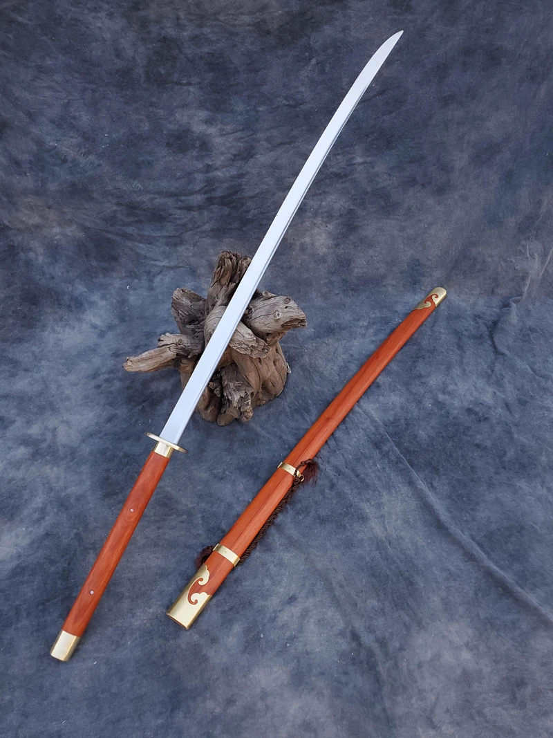 MIAO KNIFE Sword Miao Dao Two handed Martial Arts Equipment Chinese Kungfu Qi family Performance sword | Спорт и развлечения