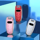 Чехол для автомобильного ключа из ТПУ, чехол с полным покрытием для Audi A6 C8 A4 B9 A5 S5 A7 S7 Q7 Q8 A3 S4 A8 D5 S8 SQ7 TT 8 S MK3 TTS 4M 2021 2020 2019